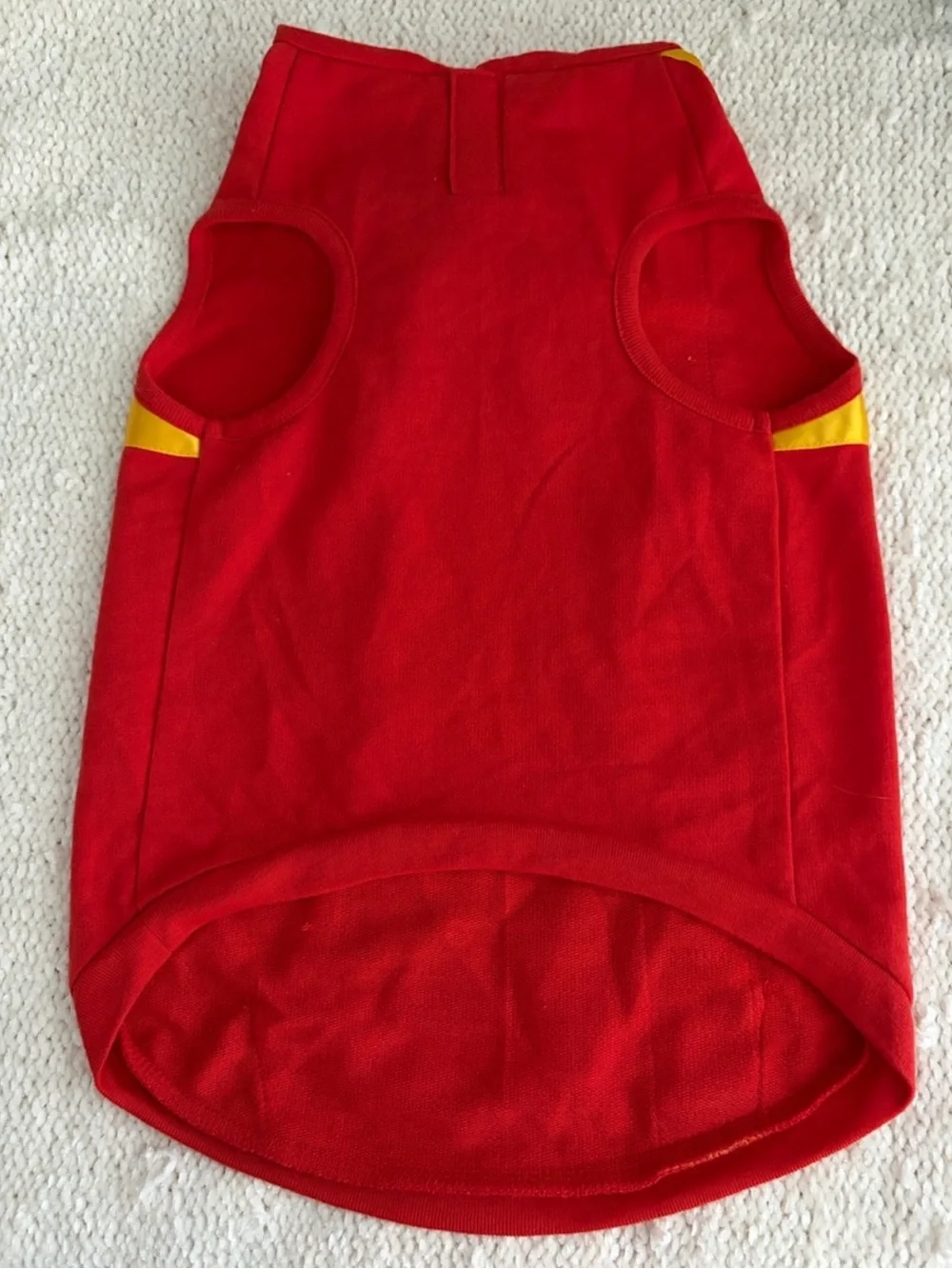 NWOT Merry Christmas Present Dog Hoodie with Yellow Bow